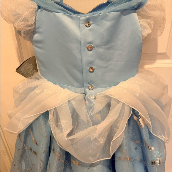 NWT Official Disney Cinderella 75th Anniversary Deluxe Princess Dress- Size 5/6 - Picture 5 of 6